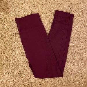 Maroon Fabletics Leggings